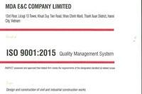 ISO 9001 (품질경영시스템 인증서)