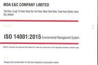 ISO 14001 (환경경영시스템 인증서)